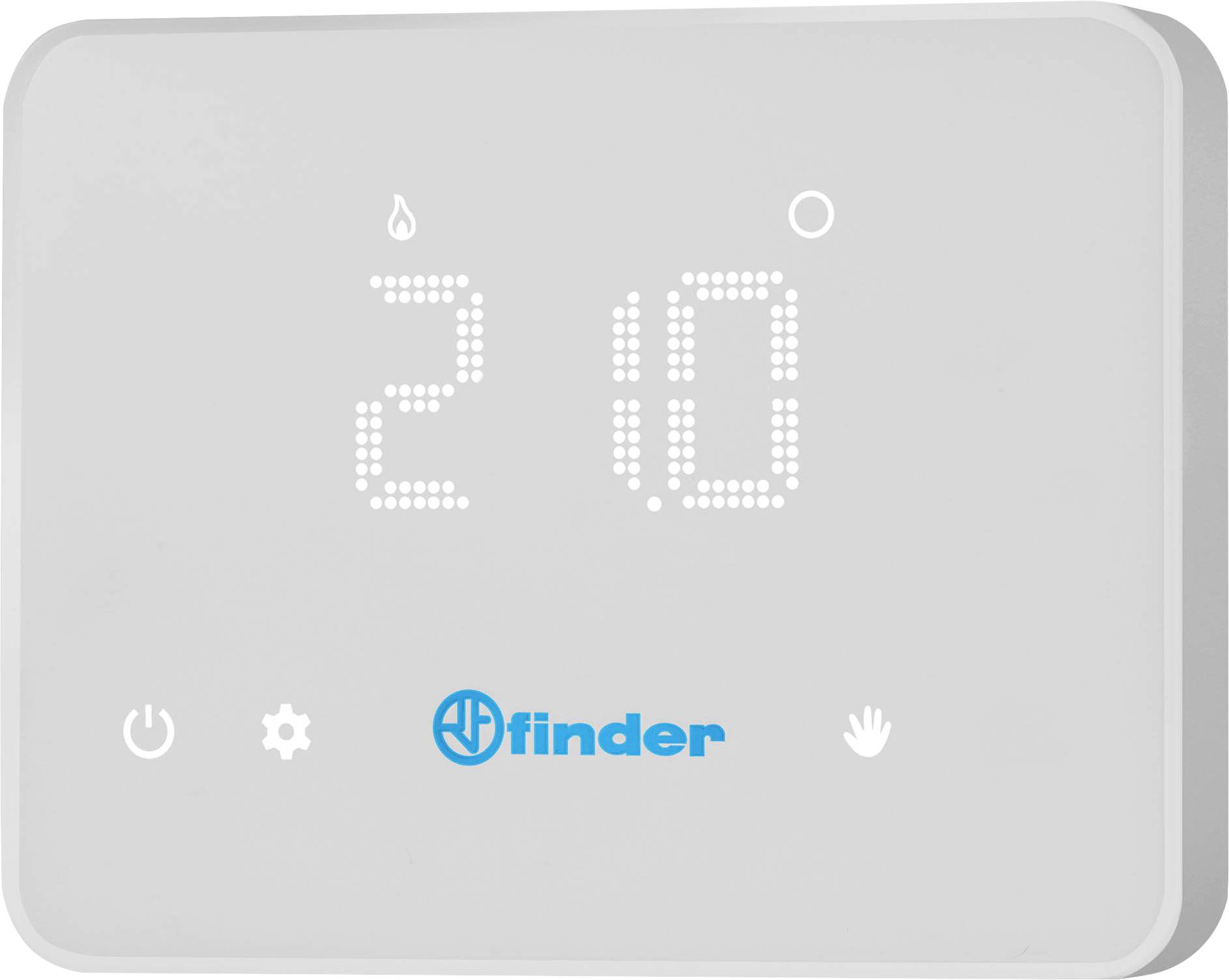Finder 1C.91.9.003.0W07 pokojový termostat na omítku týdenní program 5 do 37 °C