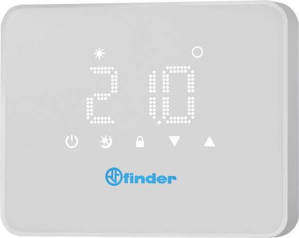 Finder 1T.91.9.003.0000 pokojový termostat na omítku, 1T.91.9.003.0000, denní program, 1 ks