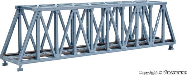 Vollmer 47801 N  ocelový most 1kolejný univerzální (d x š x v) 225 x 38 x 61 mm