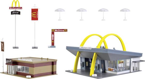 Vollmer 43635 H0 McDonald's Ryrepraurant s McCafé