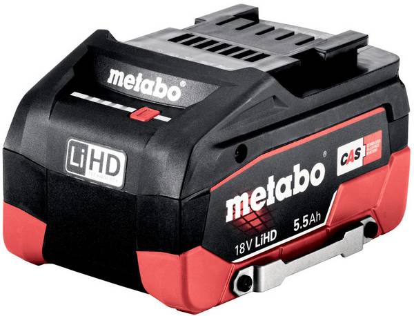Metabo 624990000 DS LIHD náhradní akumulátor pro elektrické nářadí  18 V 5.5 Ah Li-Ion