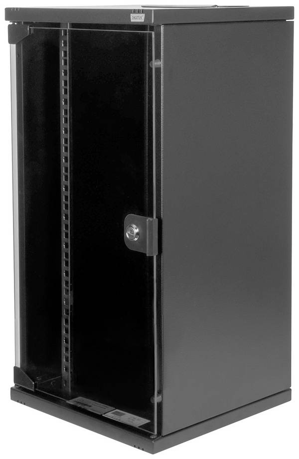 Digitus DN-10-12U-B 10" nástěnná rozváděcí skříň  (š x v x h) 312 x 592 x 300 mm 12 U černá (RAL 9005)