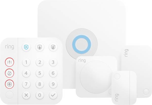 ring Alarm 5 Piece Kit (2nd Gen) - HB 4K11SZ-0EU0 sada bezdrátového zabezpečovacího systému, sada bezdrátového alarmu