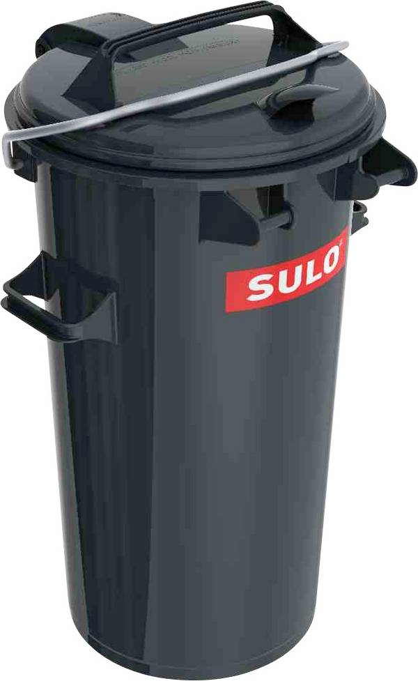 SULO 1052566 1052566 odpadkový koš, 50 l, plast, (š x v x h) 410 x 730 x 305 mm, šedá, 1 ks