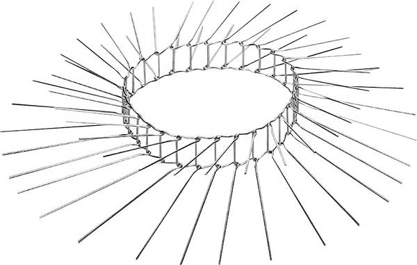 Schwegler Katzenabwehrgürtel 70cm, 00260/0, plašič zvěře 1 ks, funkce: odstrašení