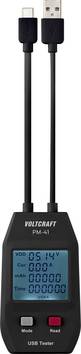<br>  VOLTCRAFT<br>  PM-41 Tester USB-C® a USB typ A.