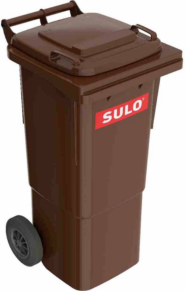 SULO  1049743 popelnice 60 l plast (d x š x v) 51.6 x 44.5 x 92 cm hnědá  N/A 1 ks