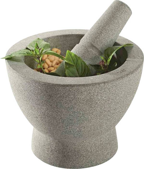 GEFU 35320 Granit-Mörser „Crunch“ 17 cm se zdvihátkem