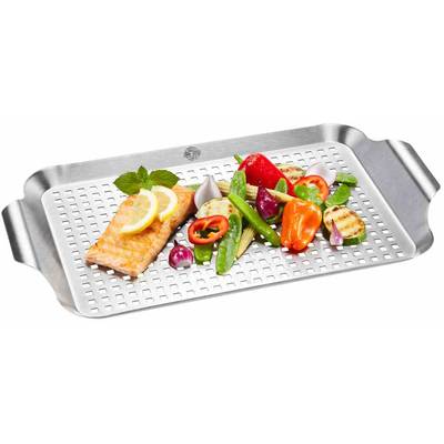 GEFU Grillpfanne "BBQ" groß Grilovací pánev stříbrná