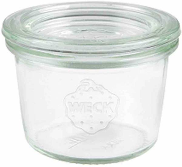 WECK 80 Mini Sturové sklo o objemu 80 ml, bez kroužků a svorek