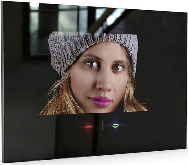 m-e modern-electronics VDV-907 S Wi-Fi, bezdrátový domovní video telefon vnitřní jednotka, černá, 41289