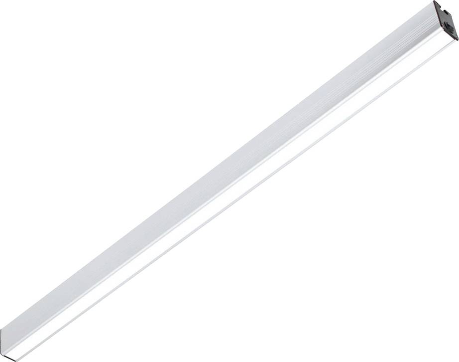 Dlouhé, obdélníkové LED světlo v moderním designu, určené pro osvětlení stropu.