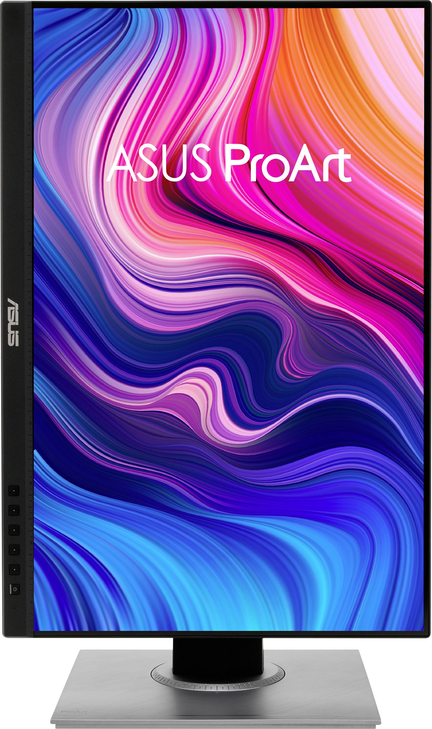 Monitor s barevným displejem zobrazuje logo 'ASUS ProArt'.