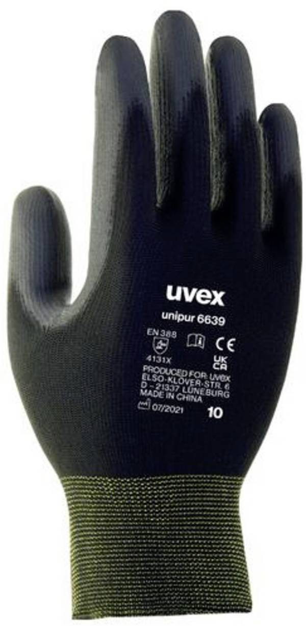 uvex 6024810 unilite / unipur polyamid, polyuretan montážní rukavice Velikost rukavic: 10 EN 388    1 pár