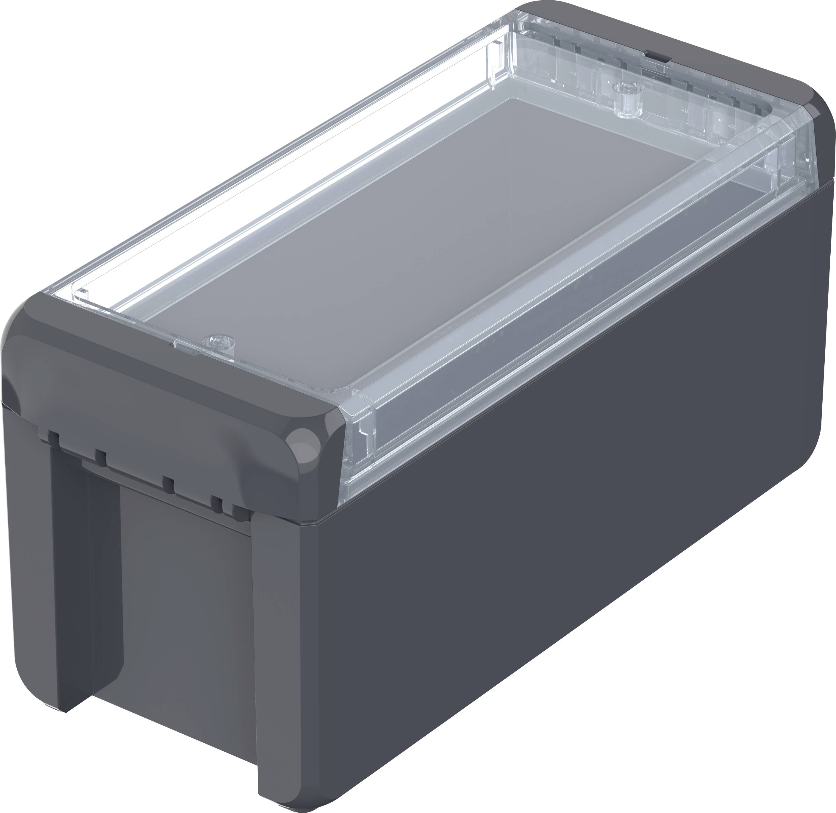 Bopla B 180809 PC-V0-G-7024 Bocube Gehäuse 96024134 Venkovní kryt 191 x 80 x 90 Polykarbonát V0 šedá grafit (RAL 7024) 1 ks
