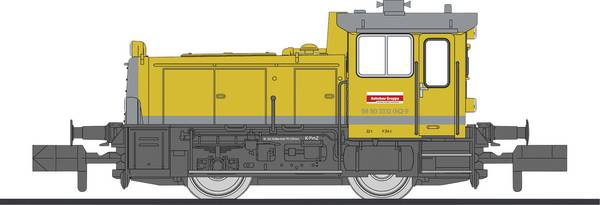 Liliput L162602 N posunovací lokomotiva 332 062-9 značky DB AG