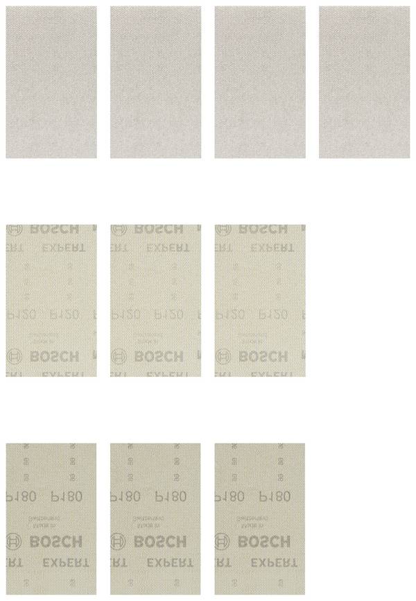 Bosch Accessories EXPERT M480 2608901205 sada brusných sítí s otvory Zrnitost 80, 80, 80, 80, 120, 120, 120, 180, 180, 180  (d x š) 133 mm x 80 mm 10 ks