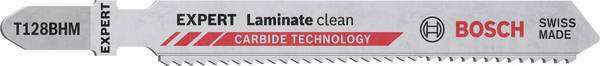 Bosch Accessories 2608900542 Přímočarý pilový list EXPERT ‘laminate Clean’ T128 BHM, 3 ks 3 ks