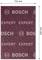 Obdélníkový brusný list značky Bosch Expert, rozměry 152 mm x 229 mm. Pozadí v barvě hnědočervené s bílým logem a textem Bosch.