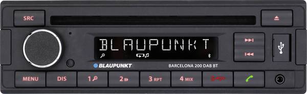 Blaupunkt Barcelona 200 DAB BT autorádio Bluetooth® handsfree zařízení, DAB+ tuner
