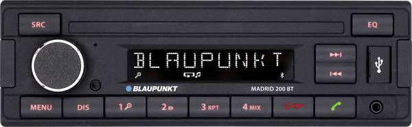 Blaupunkt Madrid 200 BT autorádio Bluetooth® handsfree zařízení
