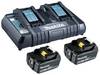 Makita 199482-2 BL 1850B + DC18RD akumulátor do nářadí a nabíječka 18 V 5 Ah Li-Ion