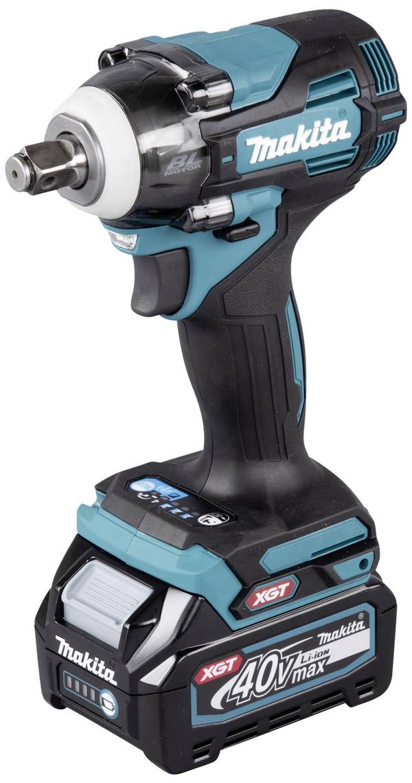 Makita TW004GD201, TW004GD201 aku rázový utahovák, 350 Nm, 40 V, 2.5 Ah, Li-Ion, vč. 2x aku, vč. nabíječky, kufřík