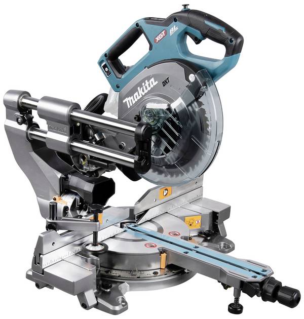 Makita LS002GZ01 akumulátorová kapovací a pokosová pila , bez akumulátoru, průměr listu 216 mm, uchycení 30 mm
