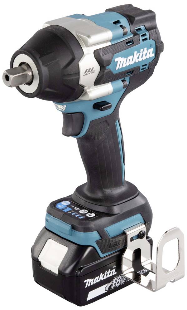 Makita DTW701RTJ, DTW701RTJ aku rázový utahovák, 700 Nm, 18 V, 5 Ah, Li-Ion, vč. 2x aku, vč. nabíječky, kufřík