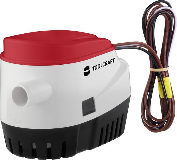 TOOLCRAFT TO-7159128 nízkonapěťové ponorné čerpadlo 2839 l/h 12 V/DC