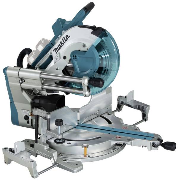 Makita DLS211ZU akumulátorová kapovací a pokosová pila , bez akumulátoru, průměr listu 305 mm, uchycení 30 mm