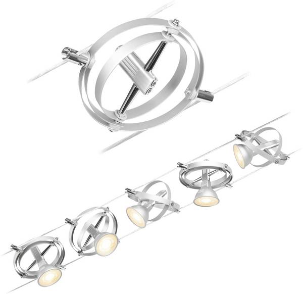 <br>  Paulmann<br>  Wire Systems<br>  94436<br>  kompletní lankový systém<br>  GU5.3<br>  <br>  <br>  <br>  chrom (matný)<br>