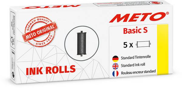 METO barevná páska k zařízení pro označování cenami 9505909 Počet tiskových řádků: 1 černá