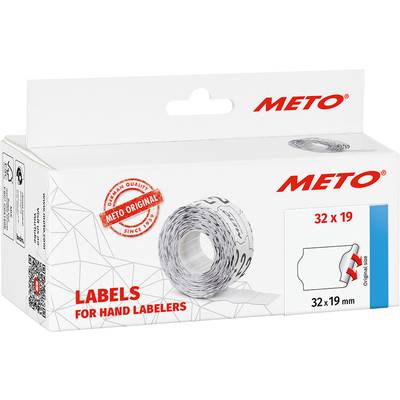 METO cenovky 30007368 přemístitelné Šířka etikety: 32 mm Výška štítku: 19 mm bílá 1 ks