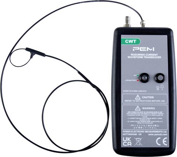 PEM CWT 1 Ultra Mini adaptér proudových kleští Kalibrováno dle (ISO) Rozsah měření A/AC (rozsah): 300 A (max)  flexibilní