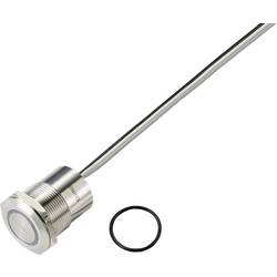 TRU COMPONENTS senzorová tlačítka 24 V 0.5 A 1x vyp/(zap) bez aretace zelená, červená (Ø) 28 mm IP65 1 ks