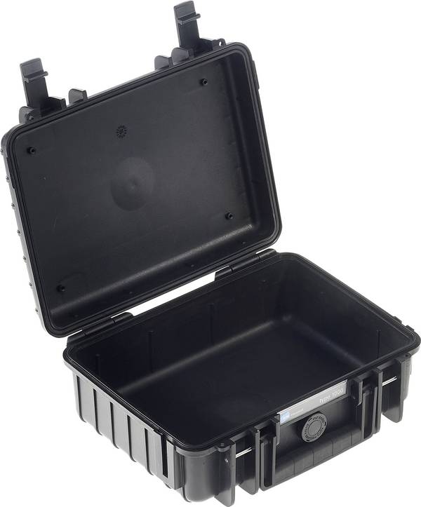 B & W International outdoor.cases Typ 1000 outdoorový kufřík, 4.1 l, (š x v x h) 270 x 95 x 175 mm, černá, 1000/B