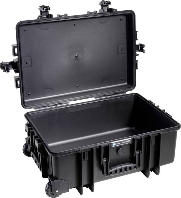 B & W International outdoor.cases Typ 6700 outdoorový kufřík, 42.8 l, (š x v x h) 610 x 430 x 265 mm, černá, 6700/B