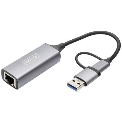Digitus DN-3028 síťový adaptér  2.5 GBit/s USB, USB 3.0, USB 3.1 (Gen 1x1) , USB 3.2 (Gen 1x1) , USB 3.2 Gen 1 (USB 3.0)