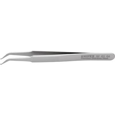 Kovová pinzeta s nápisem 'KNIPEX 92 01 04 Premium Nerezová ocel', ergonomicky tvarovaná pro přesné uchopení.