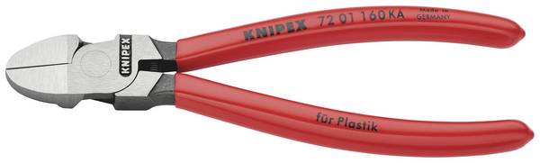 Knipex  72 01 160 KA dílnu boční štípací kleště na plast  bez fazety  160 mm