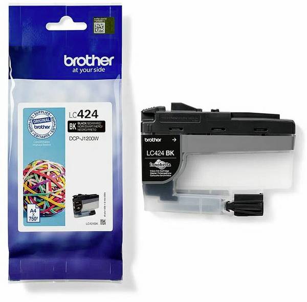 Brother Ink LC-424BK originál  černá LC424BK