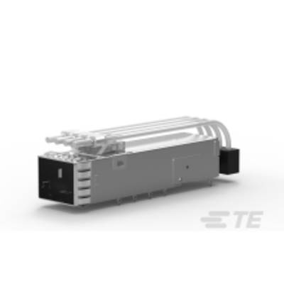 Technická součástka s obdélníkovým krytem a několika válcovitými přípojkami na horní straně, pravděpodobně elektronický modul.