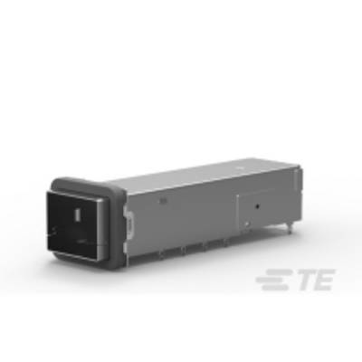 Obdélníkový, šedý elektronický port, pravděpodobně používaný pro síťová nebo telekomunikační zařízení.