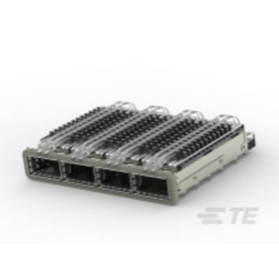 Elektronická komponenta s několika sloty, používaná pro přenos dat nebo komunikaci v sítích.