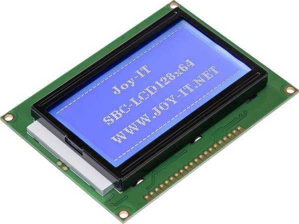 Joy-it LCD displej  bílá modrá 128 x 64 Pixel (š x v x h) 93 x 70 x 12 mm