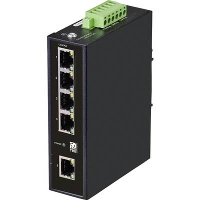 TRU COMPONENTS  průmyslový ethernetový switch 1 + 4 porty, 10 / 100 MBit/s