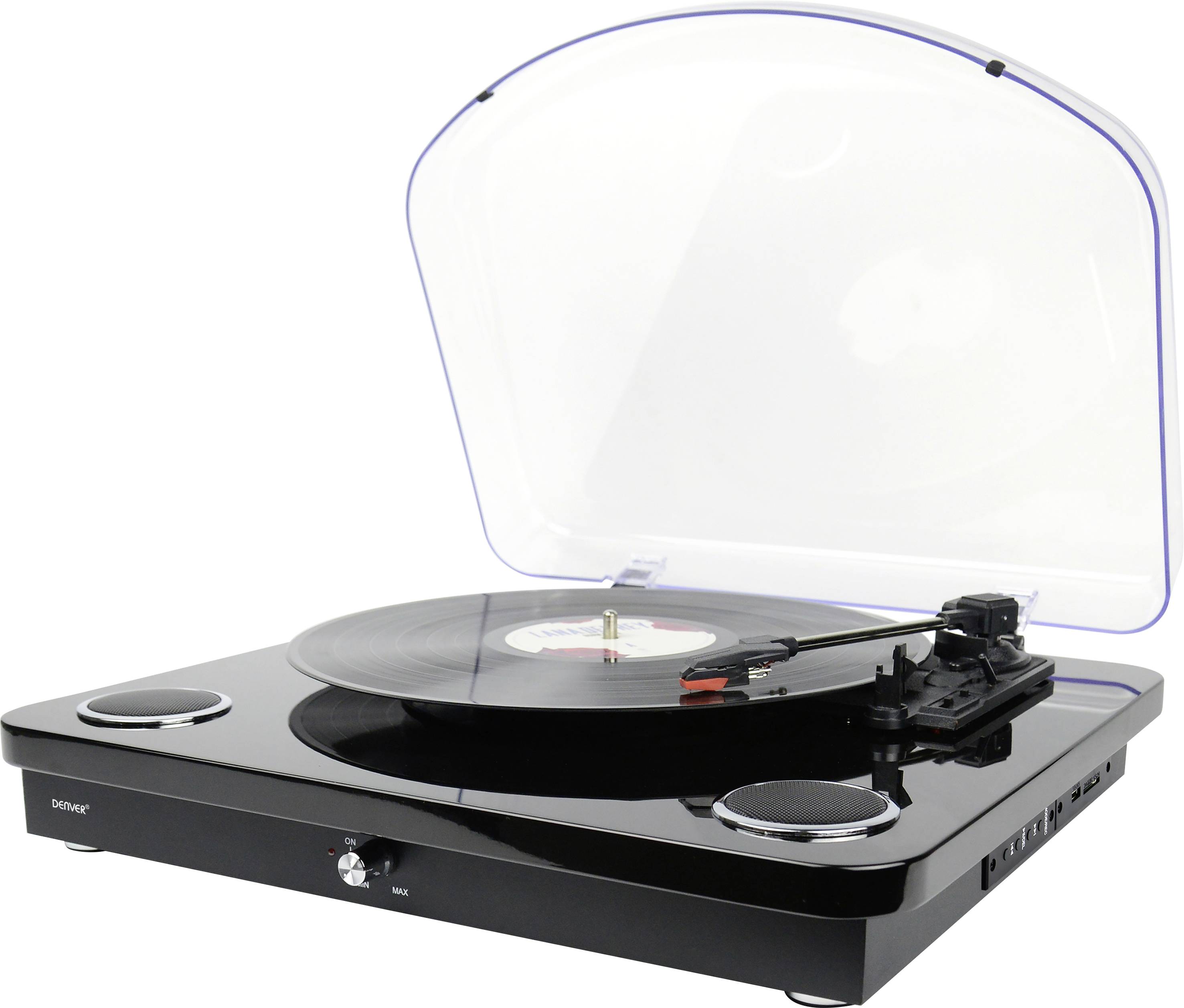 Denver VPL-210 USB gramofon  černá