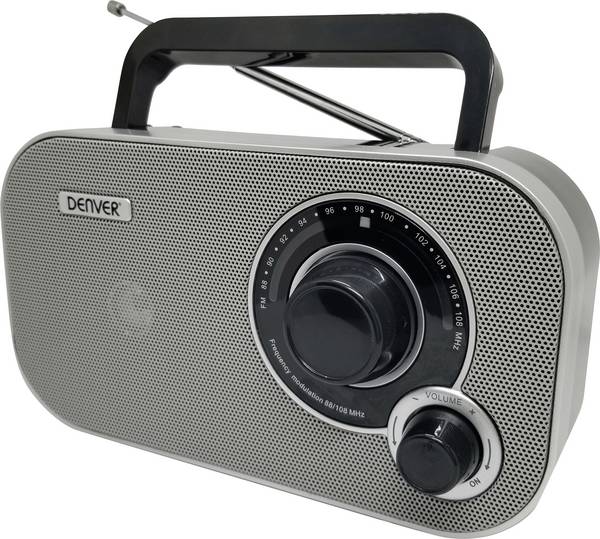 Denver TR-51 111101000670 kuchyňské rádio, FM, FM, šedá