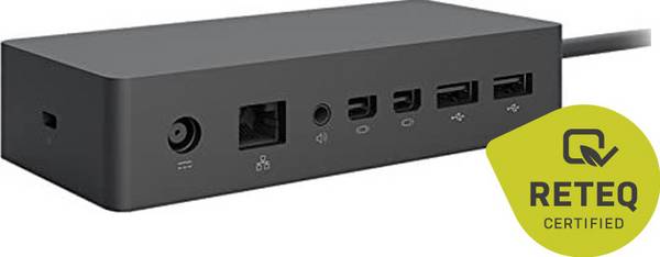 Microsoft USB-C® dokovací stanice repasované, stav velmi dobrý Surface Dock PF3-00006 Vhodné pro značky (dokovací stanice pro notebook): Microsoft Surface vč. zámku Kensington
